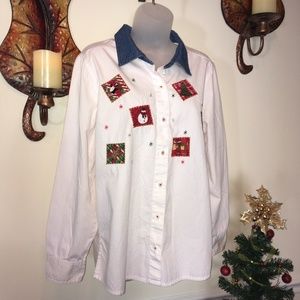 Casual Christmas Shirt - Large
